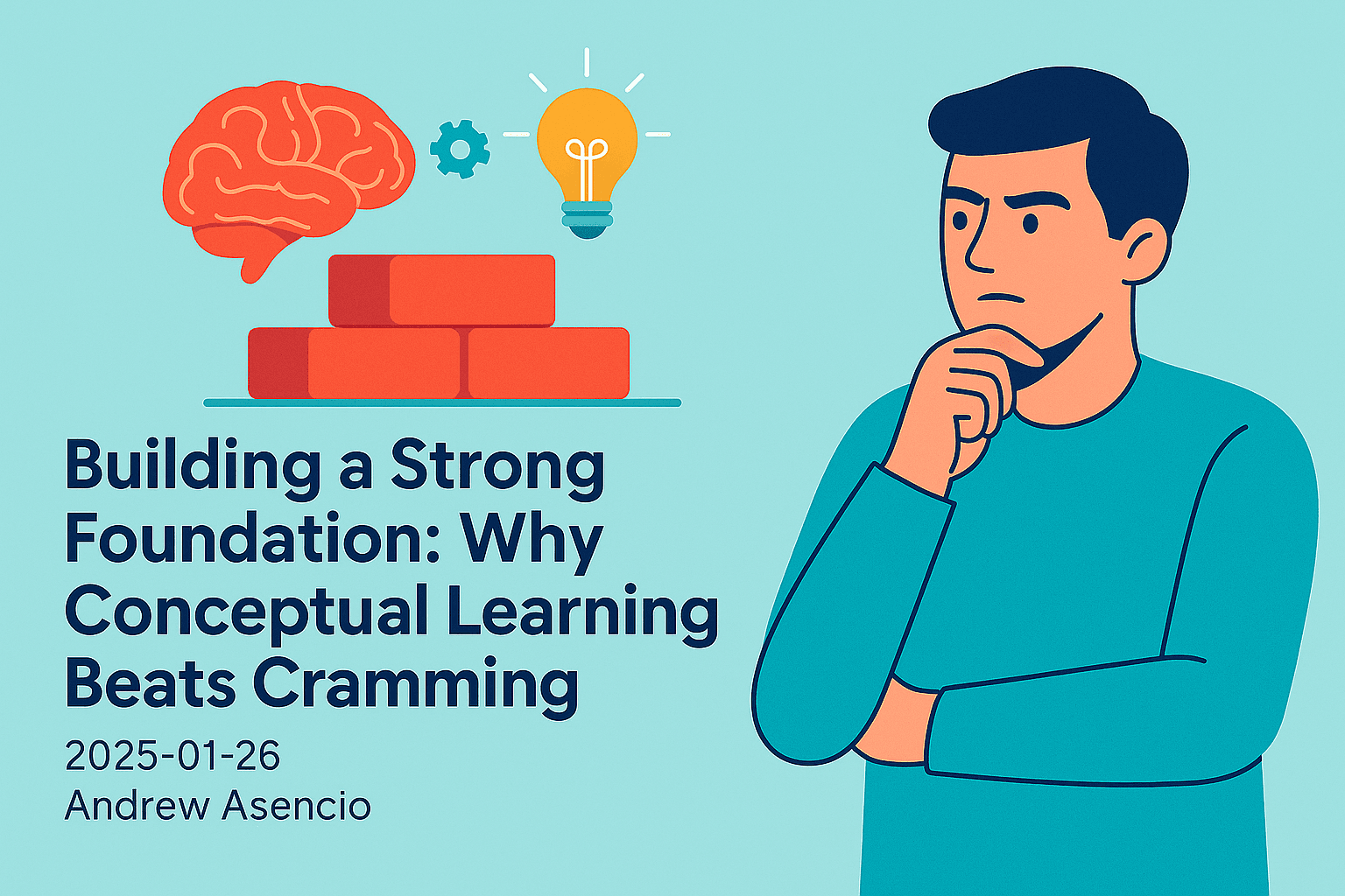 Building a Strong Foundation: Why Conceptual Learning Beats Cramming