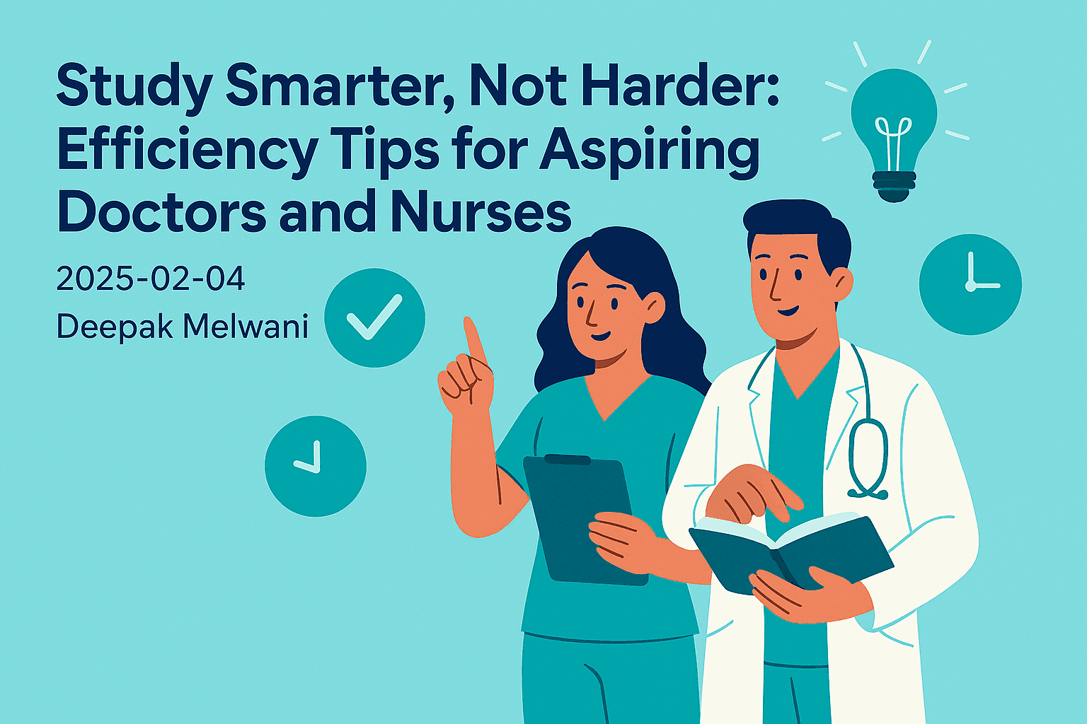 Study Smarter, Not Harder: Efficiency Tips for Aspiring Doctors and Nurses