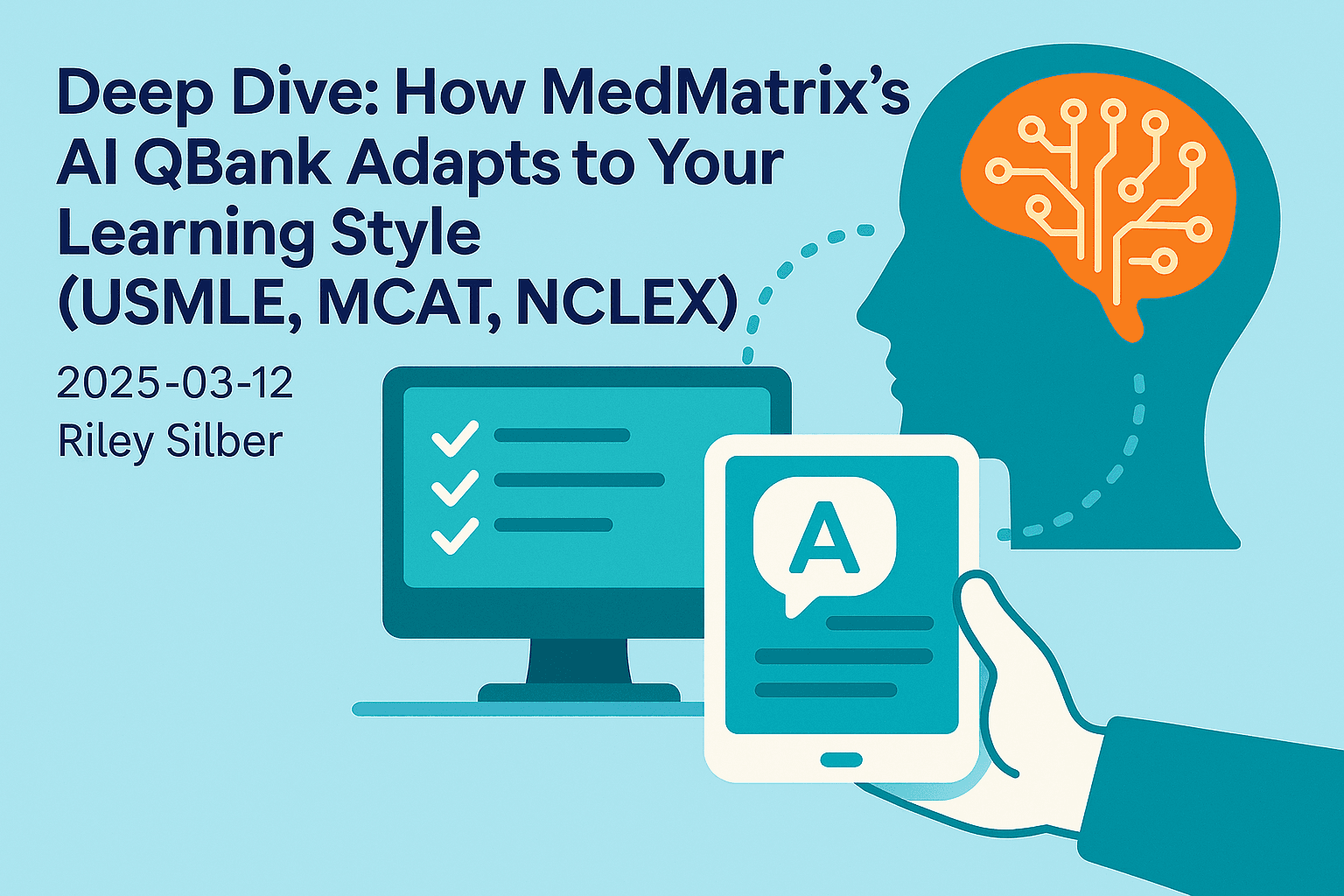 Deep Dive: How MedMatrix's AI QBank Adapts to Your Learning Style (USMLE, MCAT, NCLEX)