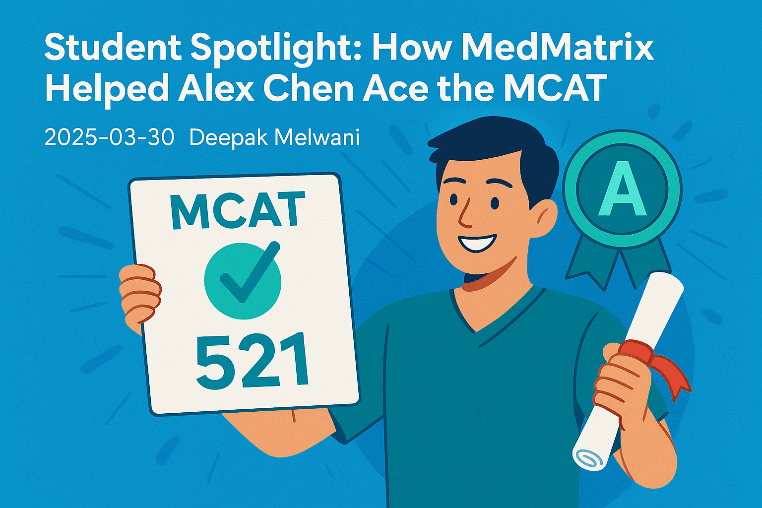 Student Spotlight: How MedMatrix Helped Alex Chen Ace the MCAT