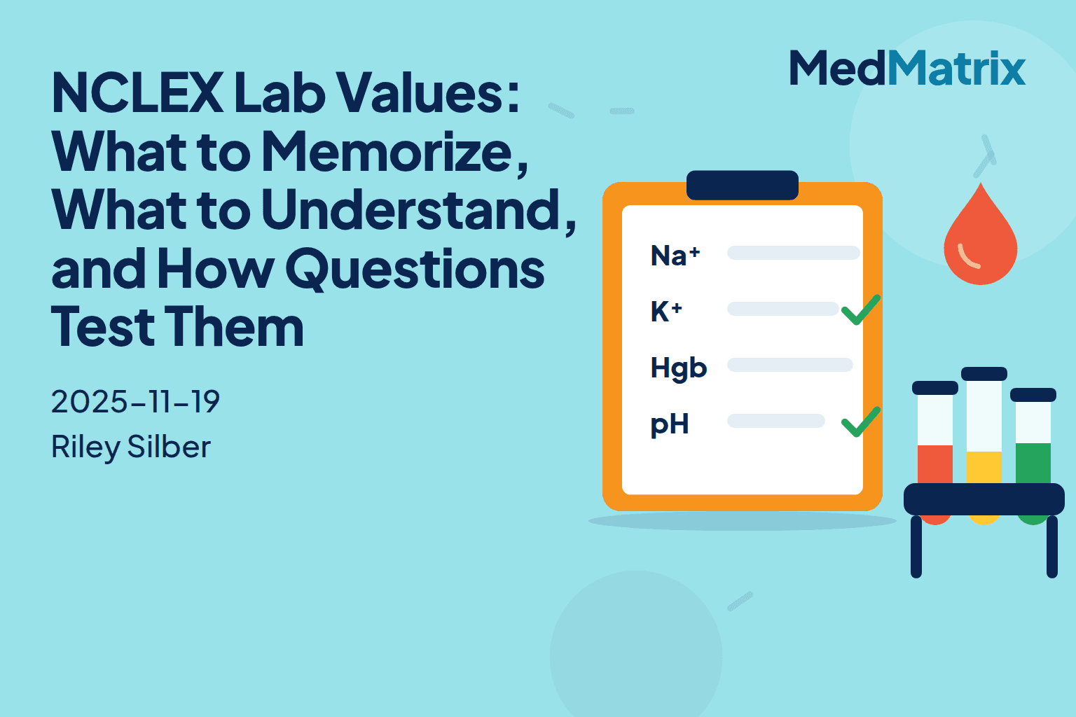 NCLEX Lab Values: What to Memorize, What to Understand, and How Questions Test Them