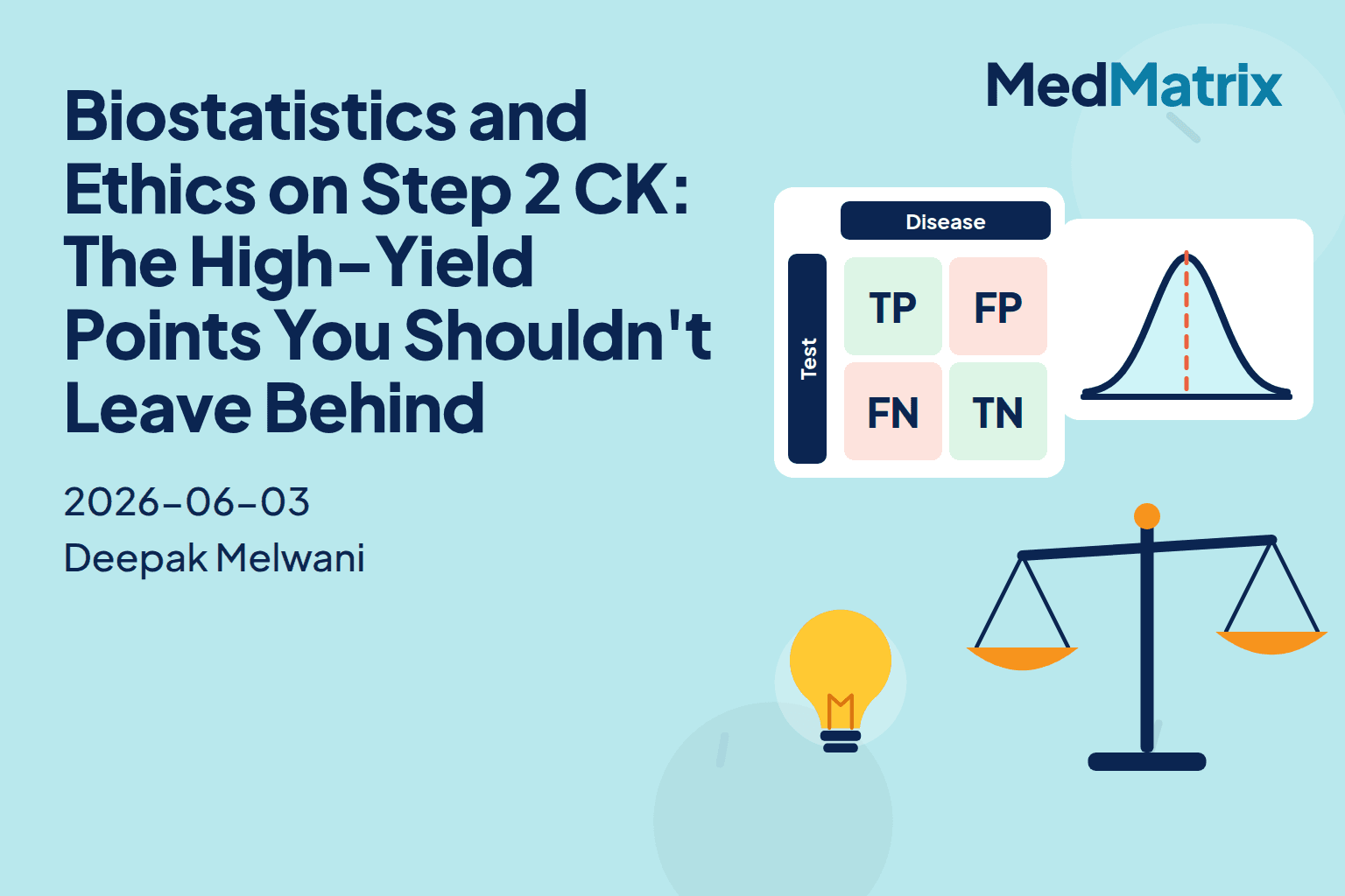 Biostatistics and Ethics on Step 2 CK: The High-Yield Points You Shouldn't Leave Behind